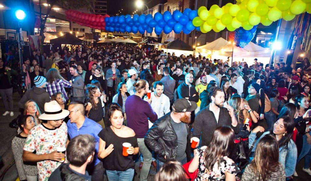 Australia is known for being welcoming to immigrants. Here partygoers take place in Colombian festival in the city of Brisbane.