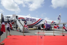 Arajet Receives its Tenth Aircraft “Los Haitises” With a Big Event